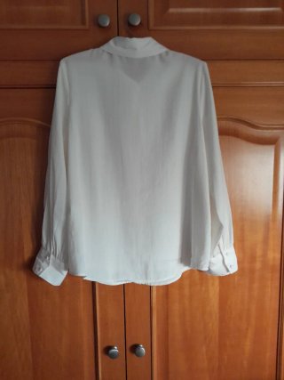 Blusa Zara Blanca Mujer
