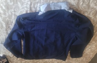 Chaqueta Adidas Azul y Naranja