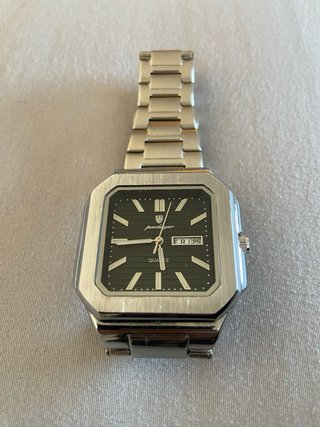 Reloj Para Hombre Negro/Plata
