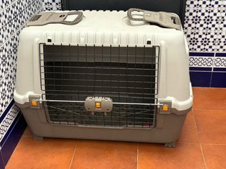 Transportín Perro Beige y Gris