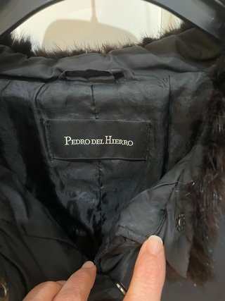 Chaqueta acolchada con pelo