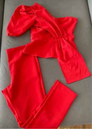 Conjunto Barbara Torrijos Rojo