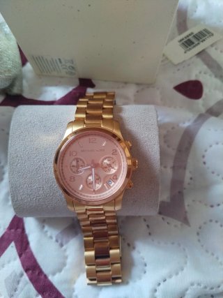 Reloj Michael Kors Dorado Rosado mujer