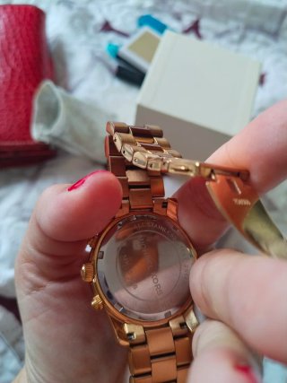 Reloj Michael Kors Dorado Rosado mujer