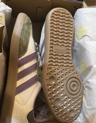 Zapatillas Adidas Samba Verdes y Moradas