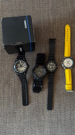 Lote 4 Relojes Casio