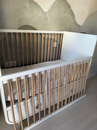 Cuna Ikea Myllra con colchón