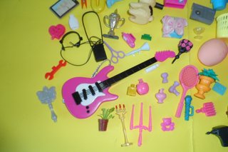 Lotto Accessori Mix Barbie - 73 Pezzi