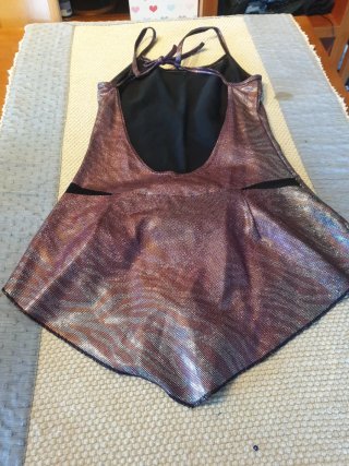Maillot patinaje artístico brillante