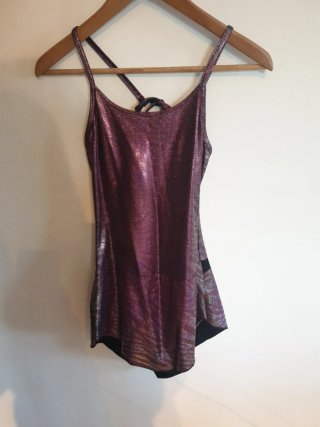 Maillot patinaje artístico brillante