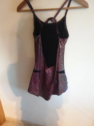 Maillot patinaje artístico brillante
