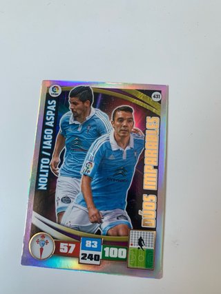 Cromos Adrenalyn Duos Imparables Neymar/Messi