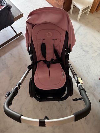 Silla de paseo Bugaboo rosa y gris