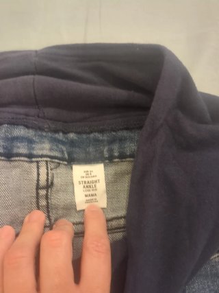 Pantalón premamá azul