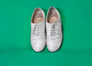 Scarpe da ballo uomo in pelle + Flacone coprente