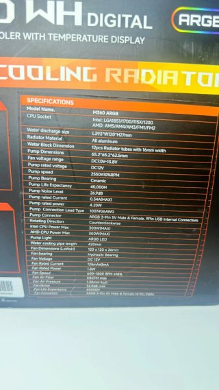 X-GAMERX M360 WH DIGITAL Refrigeración Líquida