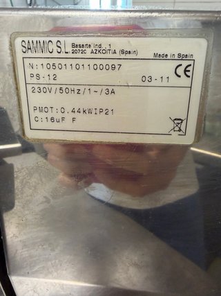 Picadora de carne profesional Sammic PS