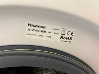 Lavadora Hisense 9kg averiado