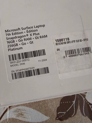 Surface Laptop 7 13.8 256GB Snapdragon X Plus