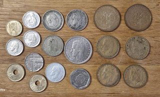 Lote de monedas antiguas de Pesetas