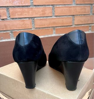 Zapatos tacón cuña negros Marca Sfera femme