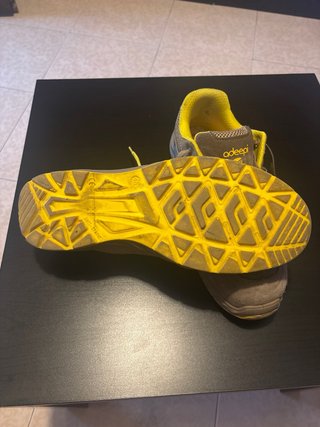 Zapatos de seguridad Adeepi Marrón/Amarillo
