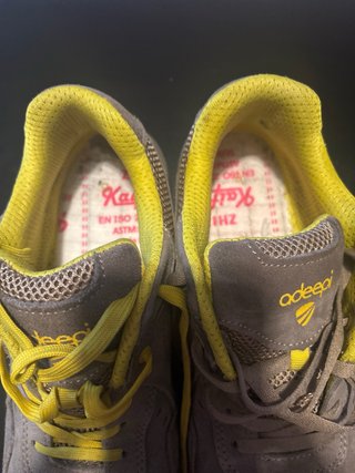 Zapatos de seguridad Adeepi Marrón/Amarillo