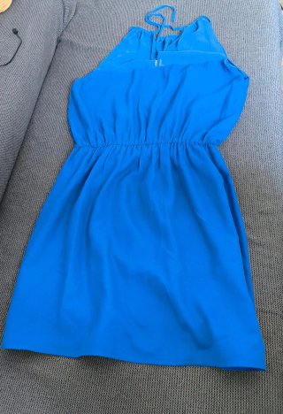 Vestido de verano azul talla M
