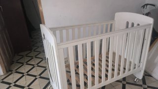 Cuna bebé con colchón