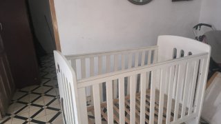 Cuna bebé con colchón