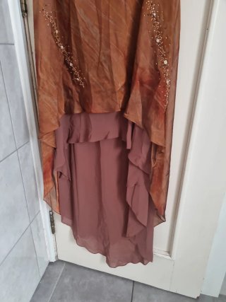 Vestido fiesta/ceremonia marrón