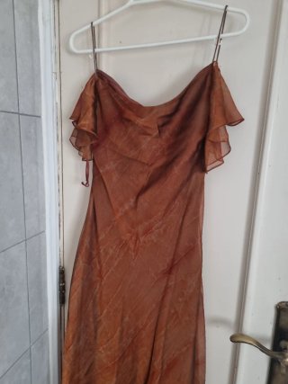 Vestido fiesta/ceremonia marrón