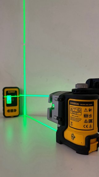 Nivel Láser DW089CG y Detector Láser DE0892G