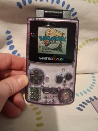 Game Boy Color Morado Transparente