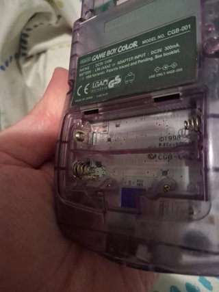 Game Boy Color Morado Transparente