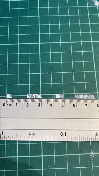 Pegatinas TZR para cuadro de instrumentos