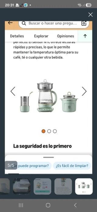 Robot Cocina Hervidor Vaporera Buydeem K1594T