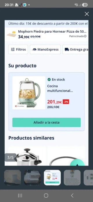Robot Cocina Hervidor Vaporera Buydeem K1594T