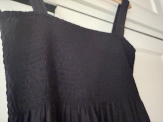 Vestido Negro Zara Largo