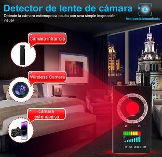 Detector Profesional de Camaras Ocultas y GPS