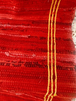 Alfombra Jarapa Roja y Dorada