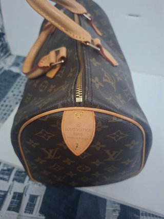 Bolso LV Speedy Marrón Lona Impecable