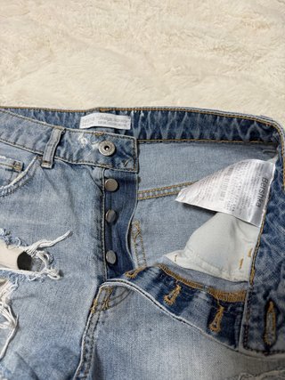Bershka Shorts Vaqueros Desgastados Talla 36