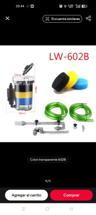 Filtro Acuario Sunsun HW-602B