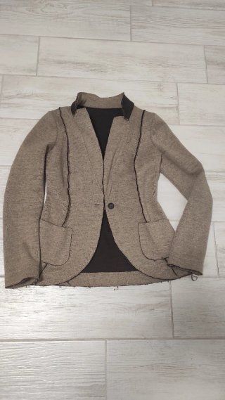 Giacca donna beige/marrone