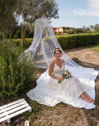 Zanzariera da giardino o letto