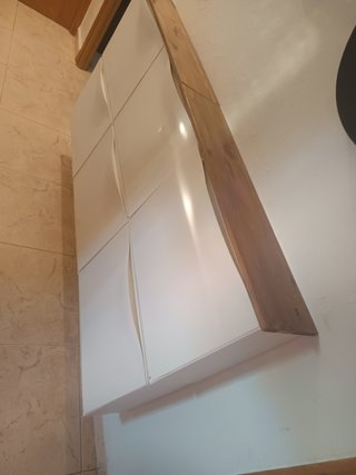 Zapatero Ikea Blanco y Madera