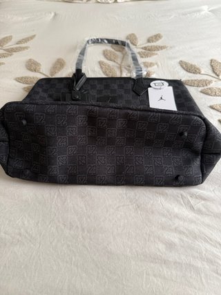 Bolso Tote Jordan Negro Gris Nuevo