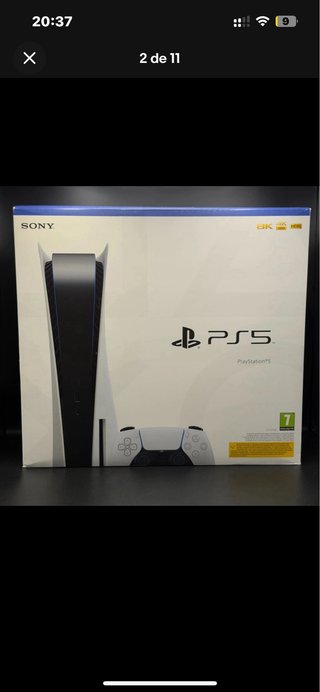 Consola Sony PS5 Fat Blanca y Negra