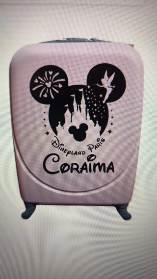 Maleta Cabina Disney Personalizada Coraima Rosa